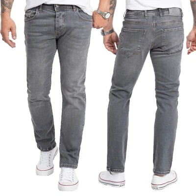 Herren Jeans Hose Grau Rock Creek Jeanshose Regular Fit Stonewashed RC-2276 NEU - Bild 1 von 4