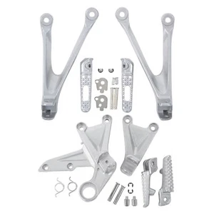 Driver Passenger Foot Pegs Footrest Bracket Mount For Yamaha YZF-R6 YZFR6 06-16 - Picture 1 of 13