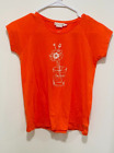 Bonpoint 100% Cotton Orange T Shirt Long Sleeve Girls Size 6 And 12