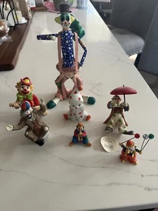 Clown Figurine Lot - Picture 1 of 12