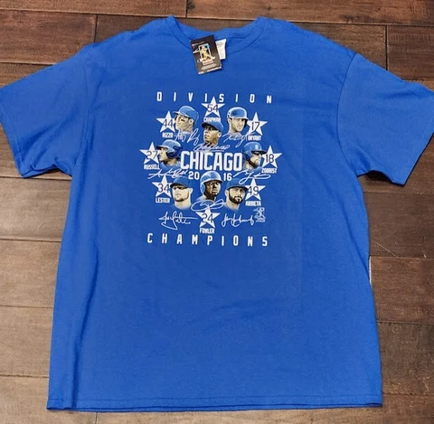 Chicago Cubs 2016 Division Champs Men's XL Delta Pro Weight - NWT Cover