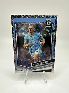 2023-24 Donruss Optic Soccer Erling Haaland #89 Velocity Prizm  - Picture 1 of 2