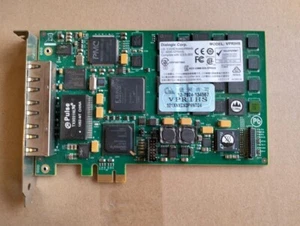 Dialogic Corp VPRIHS Quad Port PCIe Media Board 885E-VPRIHS IDSN ices-003 - Picture 1 of 3