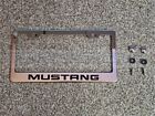 Mustang Chrome Stainless Steel US/Canada License Plate Frame
