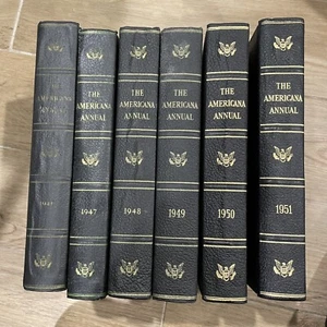 The Americana Annual Encyclopedia Map 1946-1951 - Picture 1 of 3