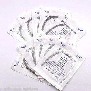 10 Pcs Dental Orthodontic NITI Super Elastic Rectangular Round Arch Wires Wire - Picture 1 of 36