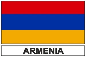 Aufkleber Sticker Flagge AM Armenien - Bild 1 von 1