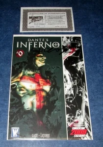 Dante's Inferno #0 Firmado Primera impresión PROMO CÓMIC exclusivo WILDSTORM DC 2009 SDCC - Imagen 1 de 1