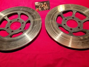 1979 Suzuki GS 750E GS750 750 Front Brake Disks Brakes Left Right Clean OEM - Picture 1 of 8