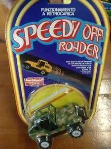 Giocattolo Ceppi Ratti Macchina militare Jeep Retrocarica Speedy off Roader - Imagen 1 de 1
