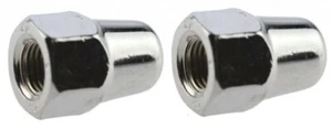 2 Piece Shimano Axle Nut Cap Nuts M9 Nut Hub Dynamo Front Wheel Solid Axle - Picture 1 of 1