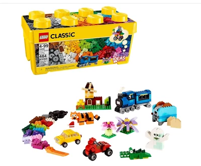 Lego 10696 Classic Medium Creative Brick Box 484 Pcs Building  10696 - Image 1 of 4