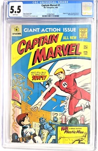 Captain Marvel #1 CGC 5.5 WP - Picture 1 of 2