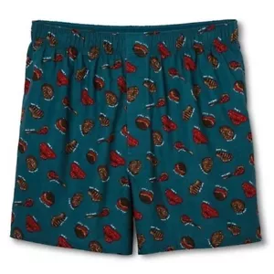 Mossimo S 28 30 Mens Slim-fit boxers Meats Lamb Chop Pork Steak T-Bone NEW - Picture 1 of 2