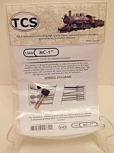 TCS #1366 DCC MC-1" Harness NEW - Picture 1 of 2