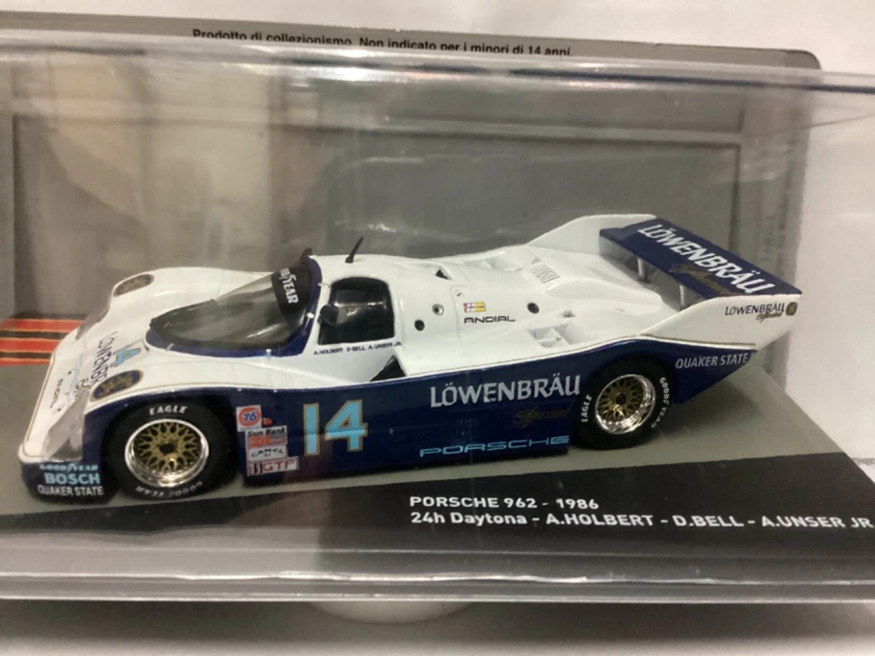 IXO PORSCHE 962  24h DAYTONA  1986, die-cast 1/43, Nuova in teca - Immagine 1 di 3