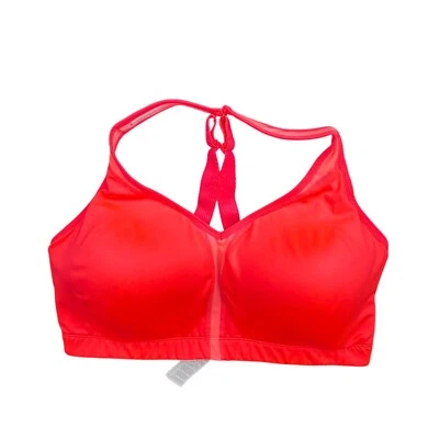Sujetador deportivo New Balance para mujer 42DD coral brillante sin costuras frente al aire soporte alto Foto 1 de 4