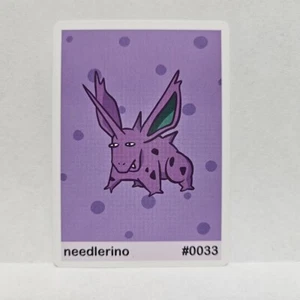Pookiemoot Needlerino #33 Nidorino Parody Card Fan Art Derpy - Picture 1 of 1
