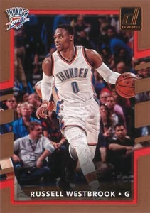 Russell Westbrook 2017-18 Donruss Basketball Base Card#101 Oklahoma City Thunder - Picture 1 of 2