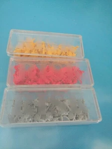 Risk Game Pieces, Red, Yellow, & Grey. - Picture 1 of 4