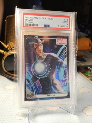 Havok #72 Cosmic /25 PSA 10 Upper Deck 2023 Marvel Platinum - Image 1 of 3