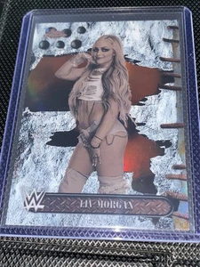 2025 Topps Chrome WWE Cactus Jack X Liv Morgan White Refractor - Picture 1 of 2