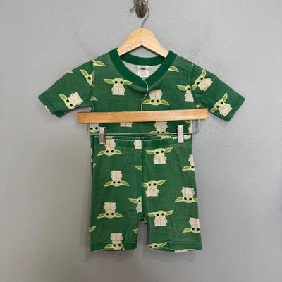 HANNA DIFFERENTSON X STAR WARS Yoda Pijama Pantalones Cortos Conjunto Talla 8 Niños Jóvenes Foto 1 de 4