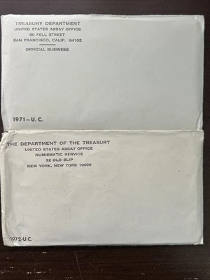 1971 & 1972 United States Mint Sets in Original Mint Packaging - Image 1 of 4