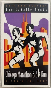 Chicago Marathon Magnet Vintage - Picture 1 of 1