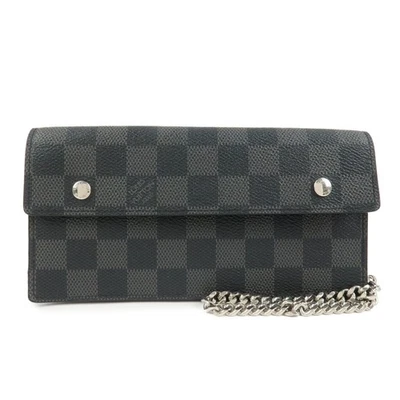 Louis Vuitton Damier Graphite Portefeuille Accordion Wallet N60023 Auth Used F/S - Image 1 of 4