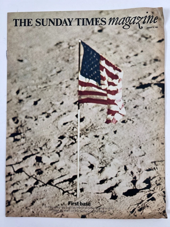 The Sunday Times Magazine 3 August 1969 Apollo 11 Moon Landing NASA Nixon - Image 1 of 3