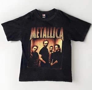 T-shirt Metallica Summer North America Tour 1998 vintage taglia L etichetta GIGANTE, variante - Foto 1 di 20
