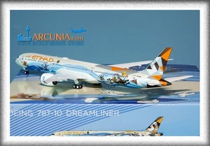 NG Models 1:400 Etihad Airways Boeing 787-10 Dreamliner "Warner Bros - A6-BMA" - Picture 1 of 5
