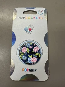 PopSocket Flowers PopGrip Collapsible Stand Universal Phone/Tablet Holder - Afbeelding 1 van 2
