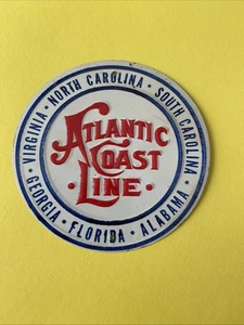 1950’s Post Cereal Premium “Atlantic Coast Line” Railroad Tin Sign* - Picture 1 of 2