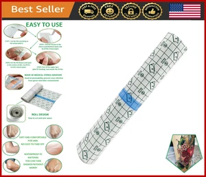 Wasserdichte Tattoo Nachsorge Verband Rolle 10"x2Yd Transparent Heilung Verpackung - Bild 1 von 8