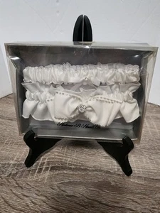 Vintage Sparkling Sash Glamour Garters by Hortense Hewitt Original Packaging NOS - Picture 1 of 3