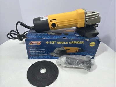 ELECTRIC ANGLE GRINDER American Forge 11000 RPM 4-1/2" SANDING POLISHING TOOL - Image 1 of 4