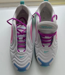 Nike Air Max 720 Women's Size 6.5 Aqua Powder Pastel White Pink Blue AR9293-102 - Picture 1 of 8