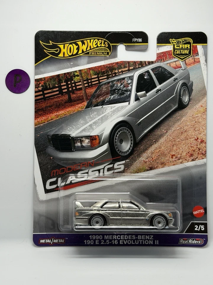 Hot Wheels 2024 Modern Classic 1990 Mercedes-Benz 190 E 2.5-16 Evolution II - Image 1 of 1