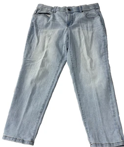 Terra & Sky - Damen Jeans Ankle - Straight Leg - Größe 14W - Blau - Baumwolle Polyester - Bild 1 von 9