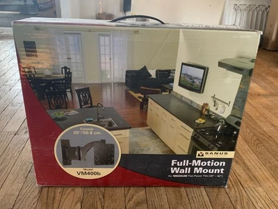 NEW Sanus VM400b TV extendable wall bracket, up to 26-42 inch TV (100lbs) - Image 1 of 3