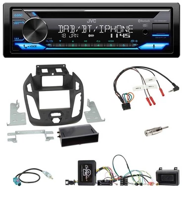 JVC Bluetooth Lenkrad USB DAB CD Autoradio für Ford Transit Connect 2013-2018 sc - Bild 1 von 4