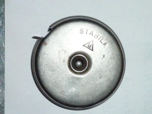 Stabila  Edelstahl Maßband in Edelstahlhaspel Rollbandmaß Rollmaßband 2 m Antik - Bild 1 von 3