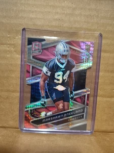 Marshawn Kneeland 2024 Panini Spectra Neon Pink Prizm Die Cut #20/20 RC Cowboys - Foto 1 di 3