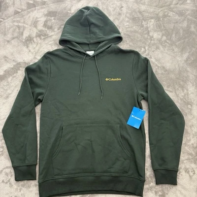 Columbia Hoodie Mens Small Pullover Green Sweatshirt Sweater Sportswear Outdoor - Image 1 of 4