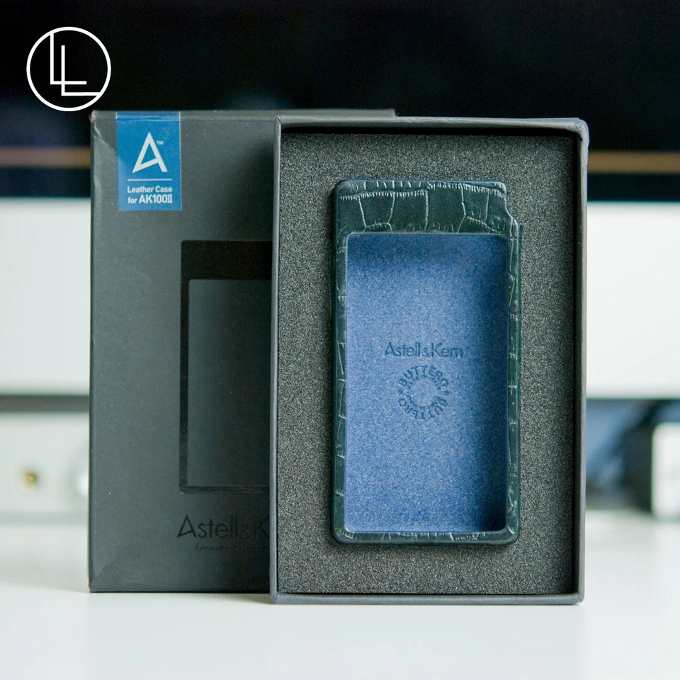 Estojo de couro verde BUTTERO para Astell & Kern AK100ii em excelente estado - Imagem 1 de 4