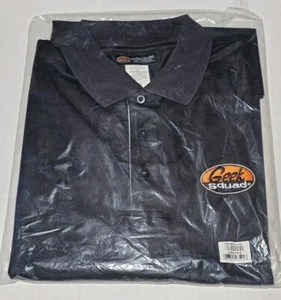 Camisa Polo Geek Squad Para Hombres 3XL XXXL Negra Bordada Empleada Mejor Compra NUEVA - Imagen 1 de 3