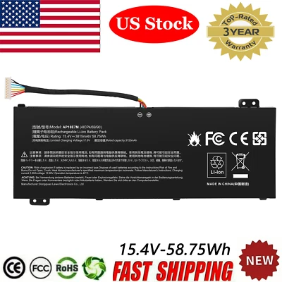 Batería AP18E7M AP18E8M para Acer Nitro 5 AN515-54 AN517-51 Nitro 7 AN715-51 Nueva Foto 1 de 4