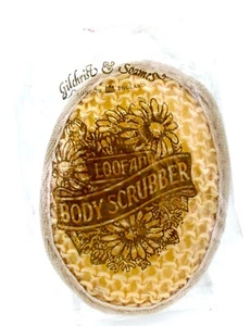 Luffa Körperschrubber, natürlich, elastischer Handhalter, oval, 5"x3,5" Gilchrist Soanes, UK - Bild 1 von 2
